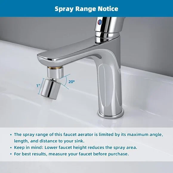 NSF/ANSI/CAN 61 Certified Faucet Aerator, CUPC Certification 360° Twist Kitchen - Picture 8 of 8